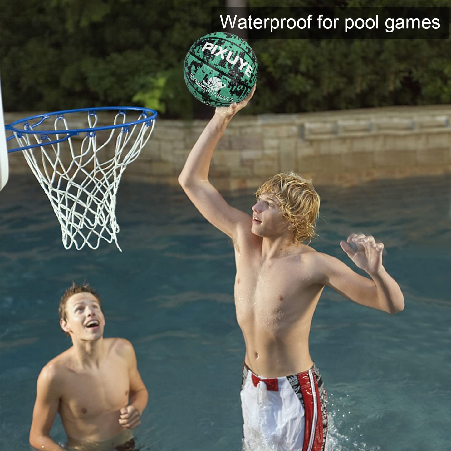 Kids Basketball Size 3(22''),Youth Basketball Size 5(27.5'') for Play Games Indoor Outdoor Gym Backyard Park and Pool